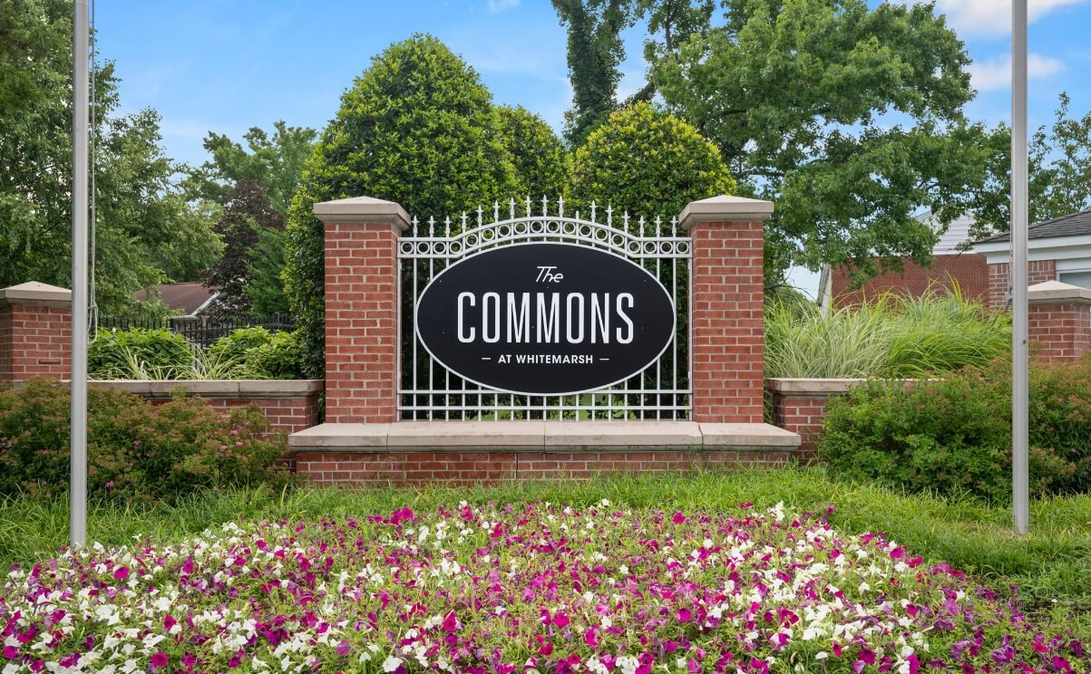 sign in front of commons