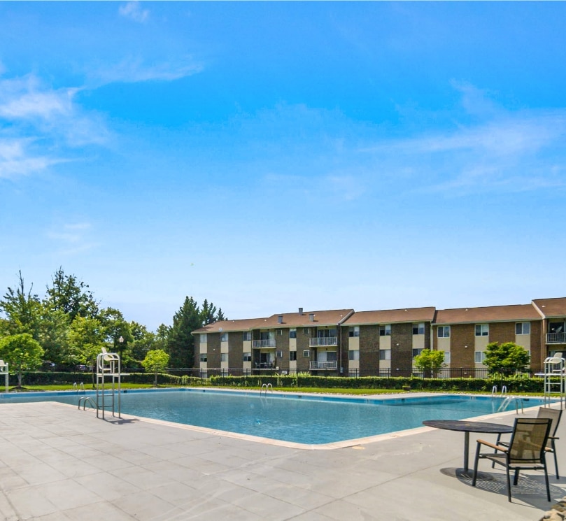 swimming pool and deck